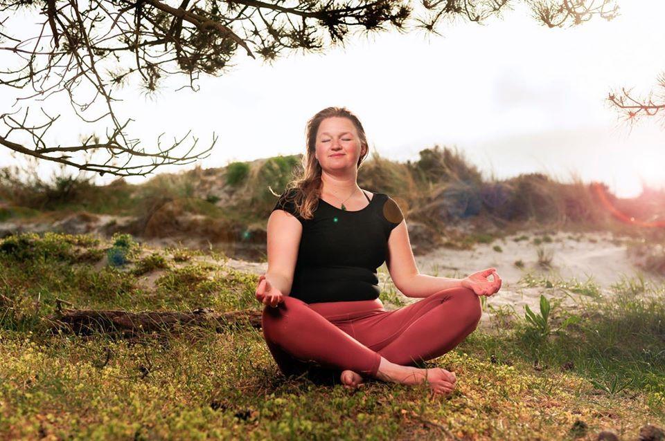 Zen pose van de yogastudio Mind Events Factory